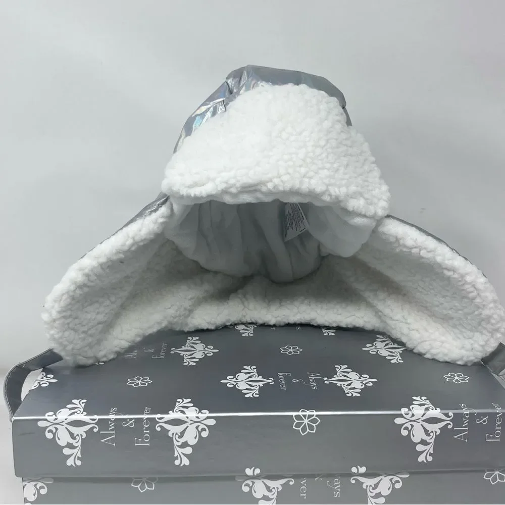 Swiss Tech Silver Irredentist Trapper Hat NWT